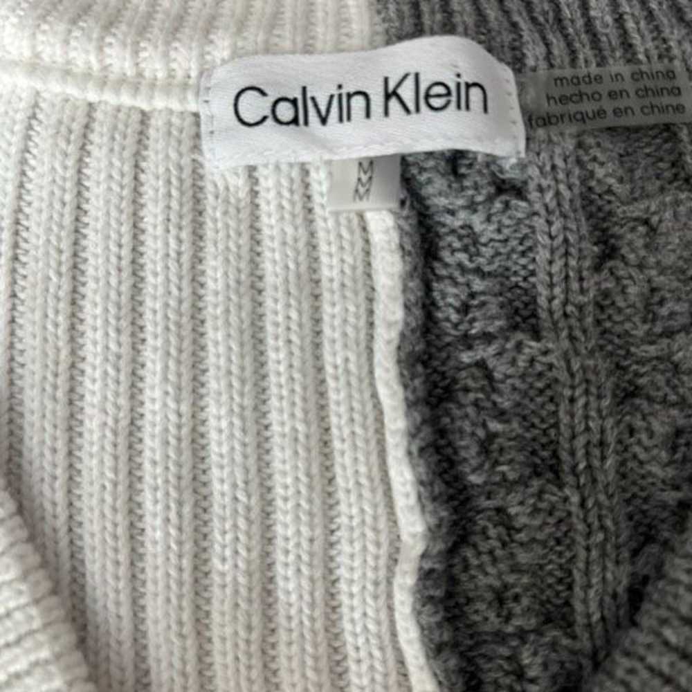 Calvin Klein Sweater Size Medium Color Block Mult… - image 5