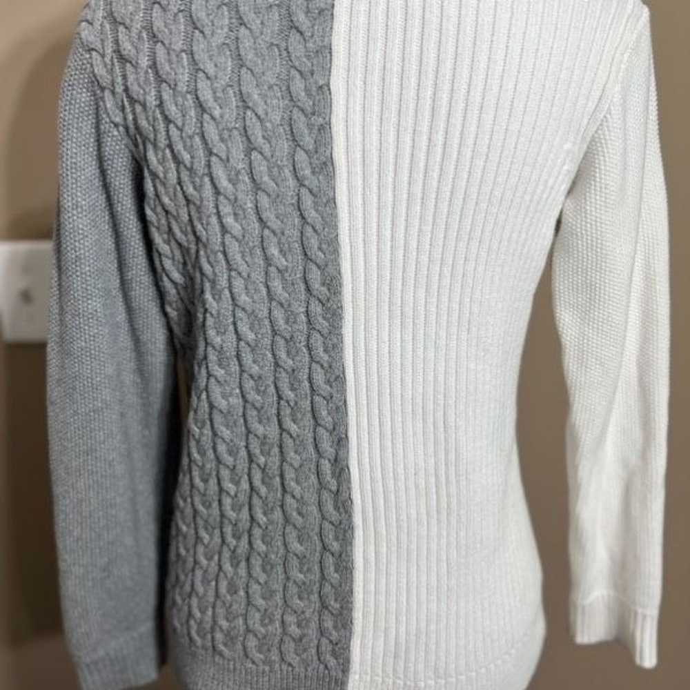 Calvin Klein Sweater Size Medium Color Block Mult… - image 7