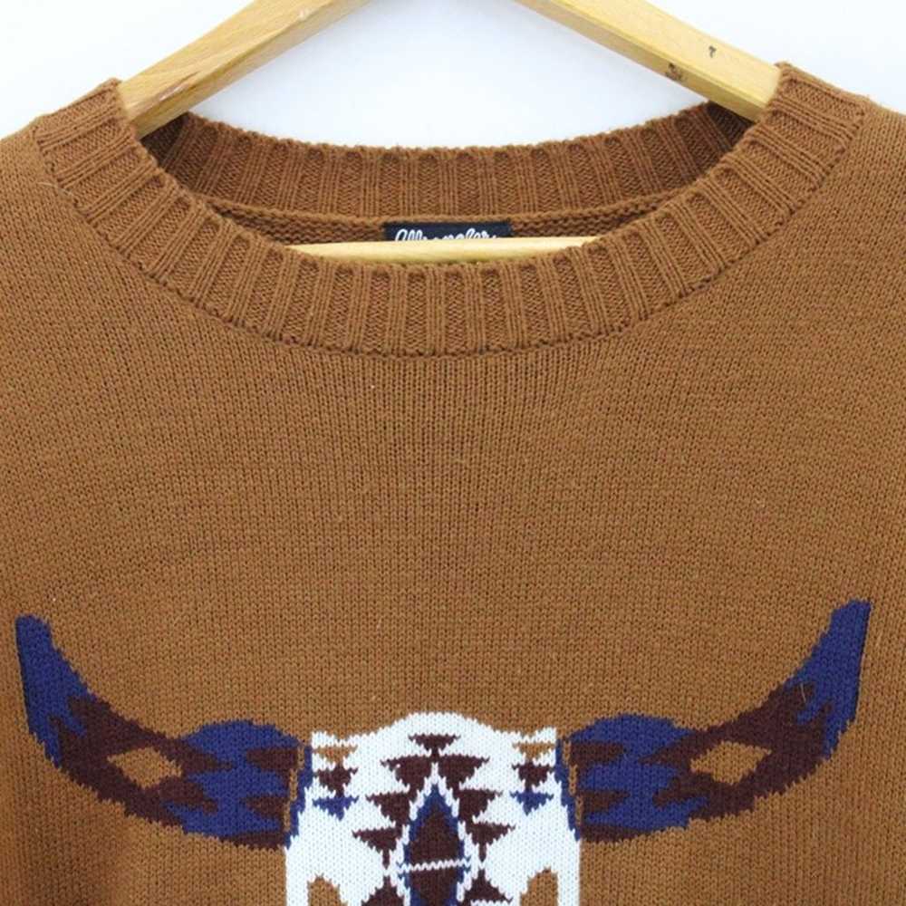 Wrangler Retro Sweater Womens Brown Pullover Knit… - image 5