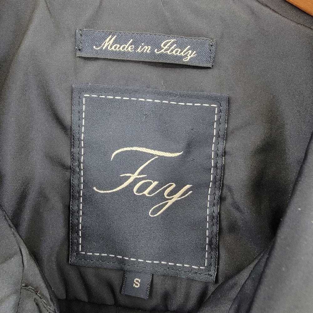 Vintage Fay Women's Hook Closure Trench Jacket Na… - image 4