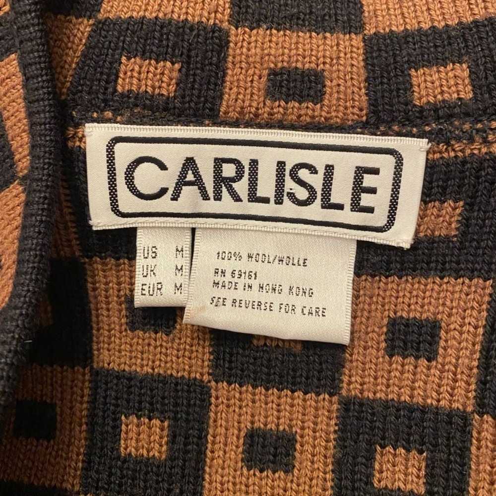 Vintage Carlisle wool zip up - image 5