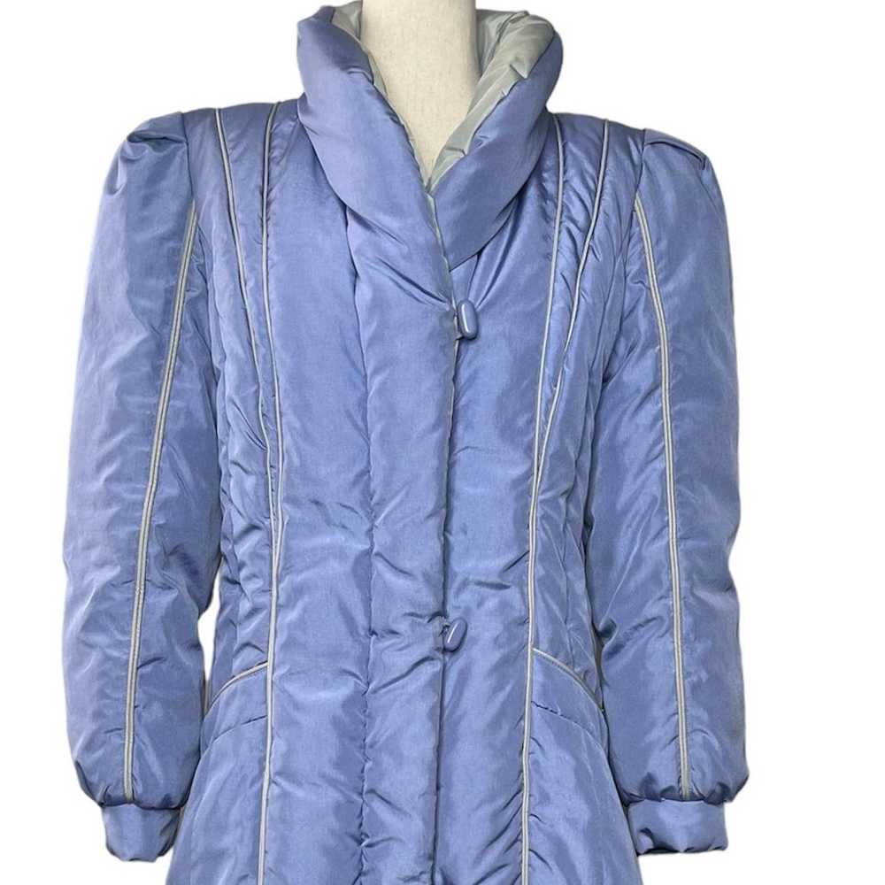 J. Gallery Womens Vintage Quilted Down Puffer Coa… - image 2