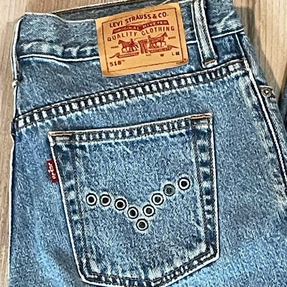 Levi's 518 Vintage Bootcut Jeans with Rivet Accen… - image 8