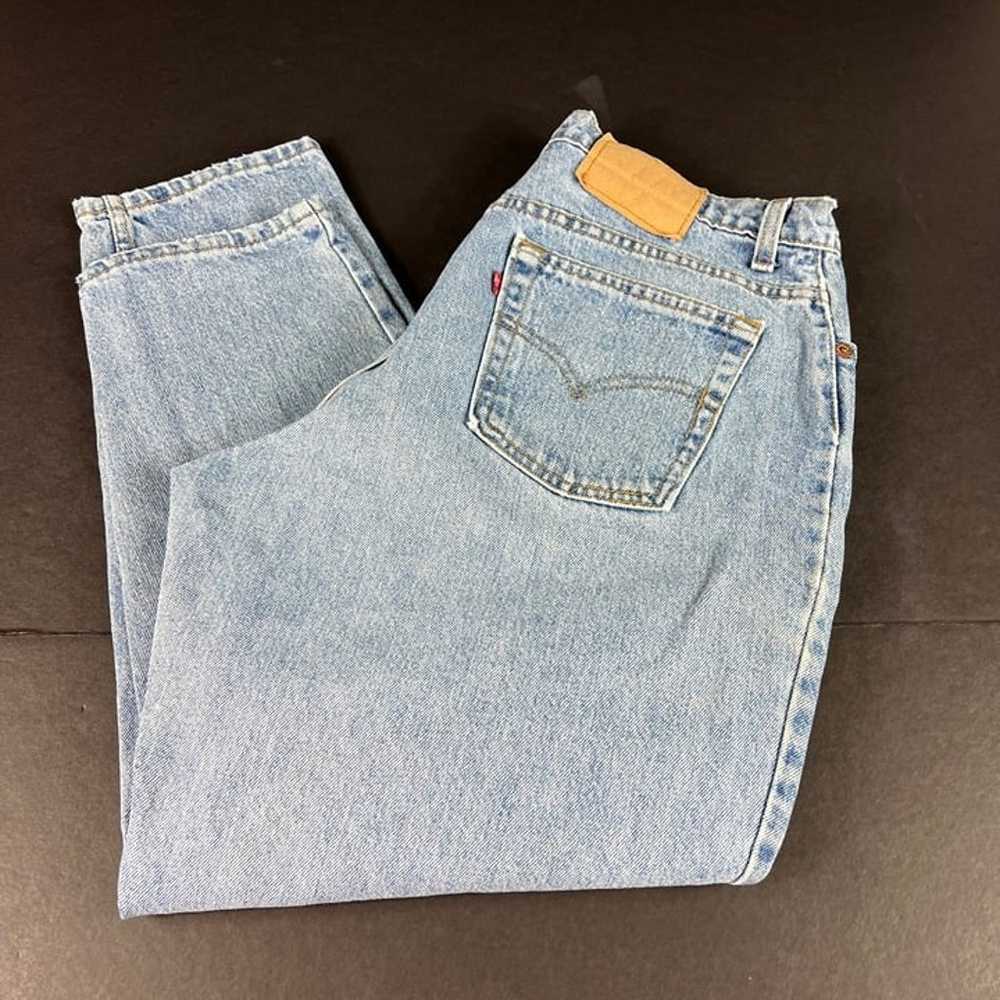 VTG Levi's Jeans Women's 16 Short 551 Mom High Ri… - image 1