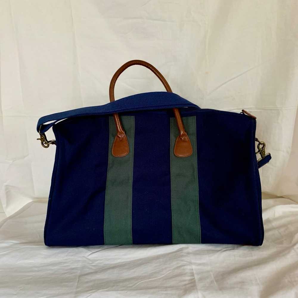 Polo Ralph Lauren duffle bag Vintage Blue/Green/B… - image 2
