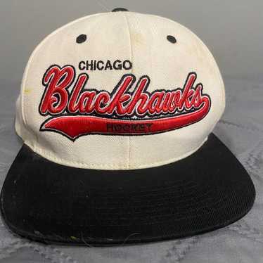 VINTAGE chicago Blackhawks hat - image 1