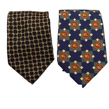 Burberry of London Set of 2 Vintage Silk Ties