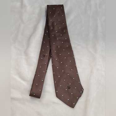 Vintage Christian Dior Monsieur Brown Tie
