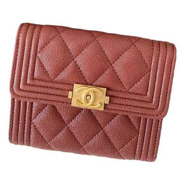 Chanel Boy leather wallet