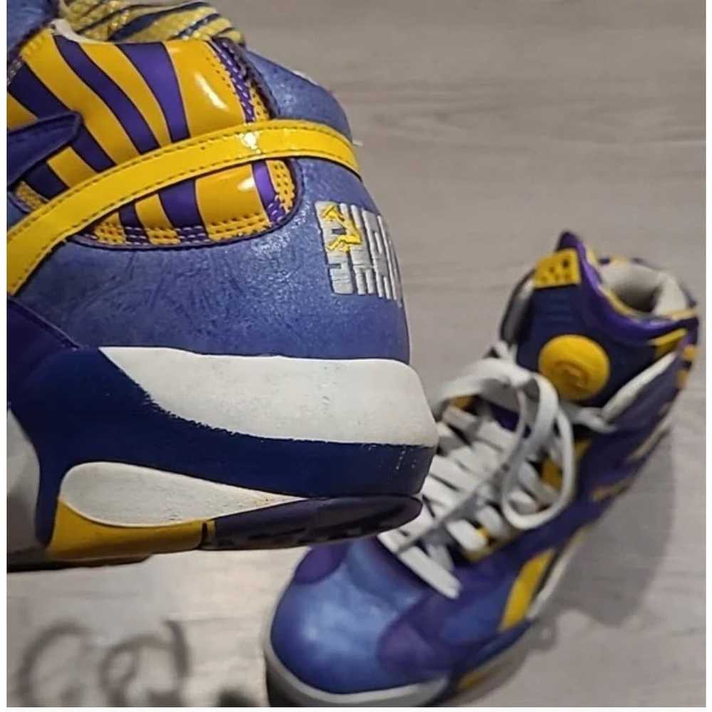 Reebok Men's Basketball Sneakers Shaq Attaq LSU T… - image 12