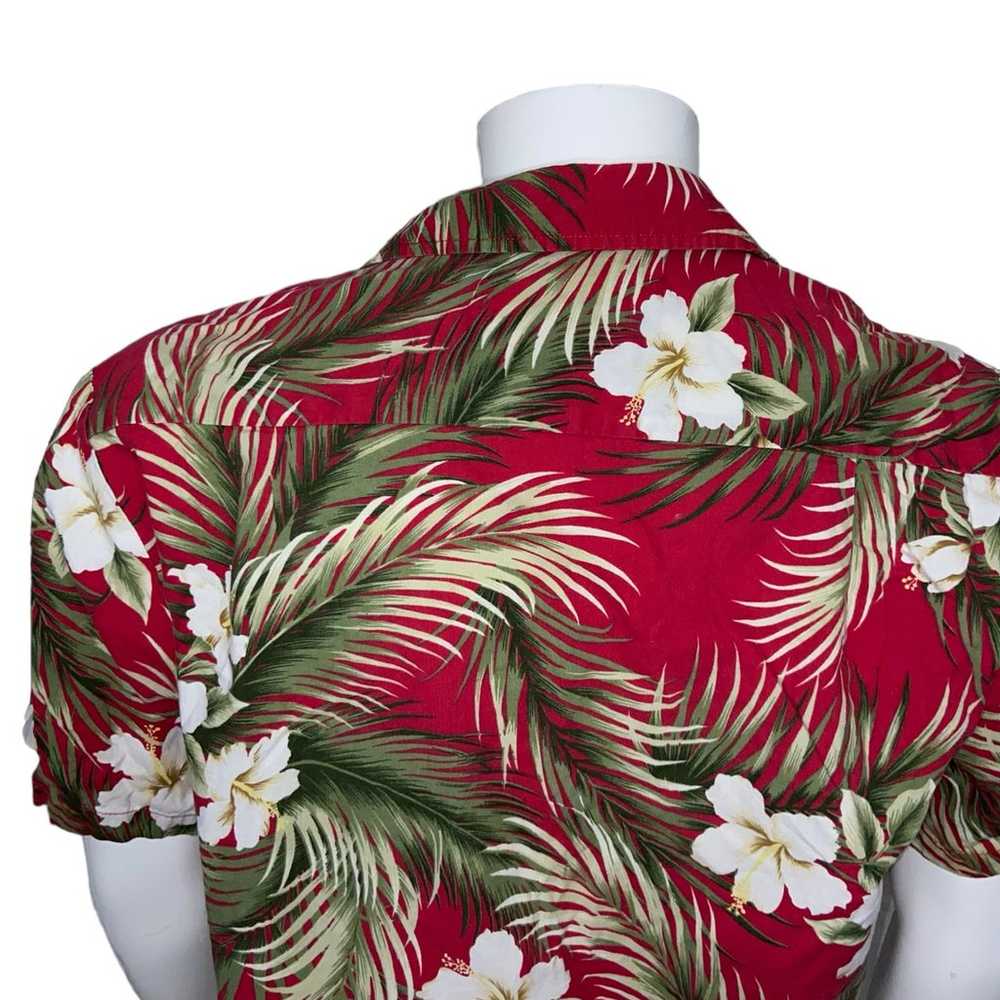 Large Vtg RJC Classic Hawaiian Vibrant Floral Mad… - image 10