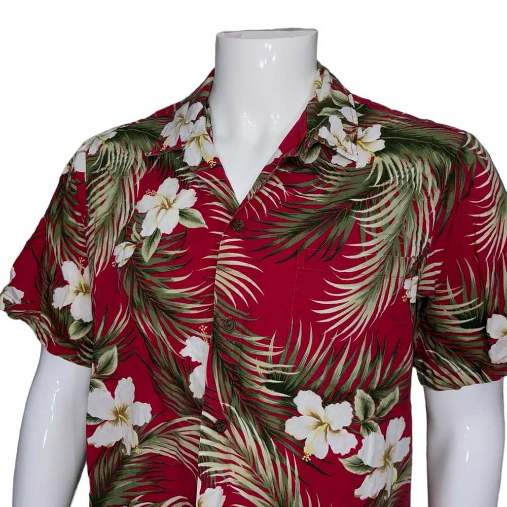 Large Vtg RJC Classic Hawaiian Vibrant Floral Mad… - image 6