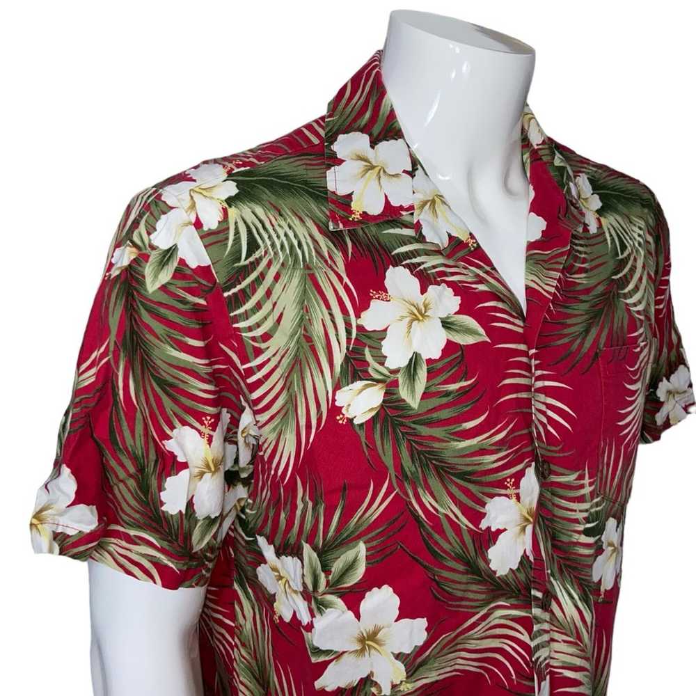 Large Vtg RJC Classic Hawaiian Vibrant Floral Mad… - image 8