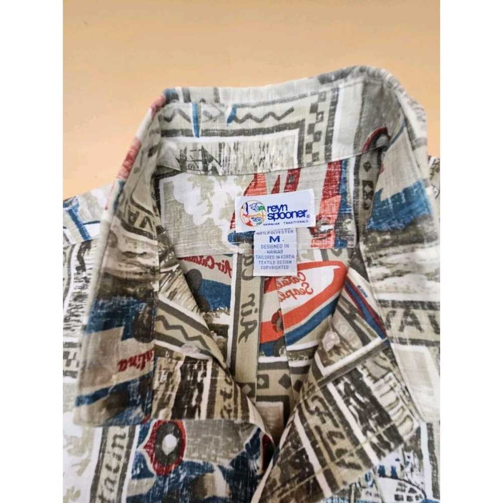Reyn Spooner Reverse Print 1/4 Button Down Shirt … - image 5