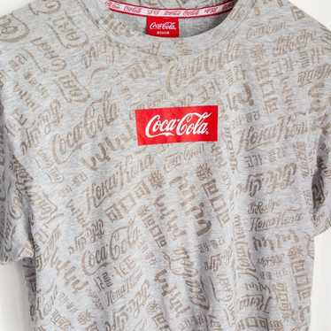 Vintage All Over Print Coca-Cola Shirt Chinese Ja… - image 1