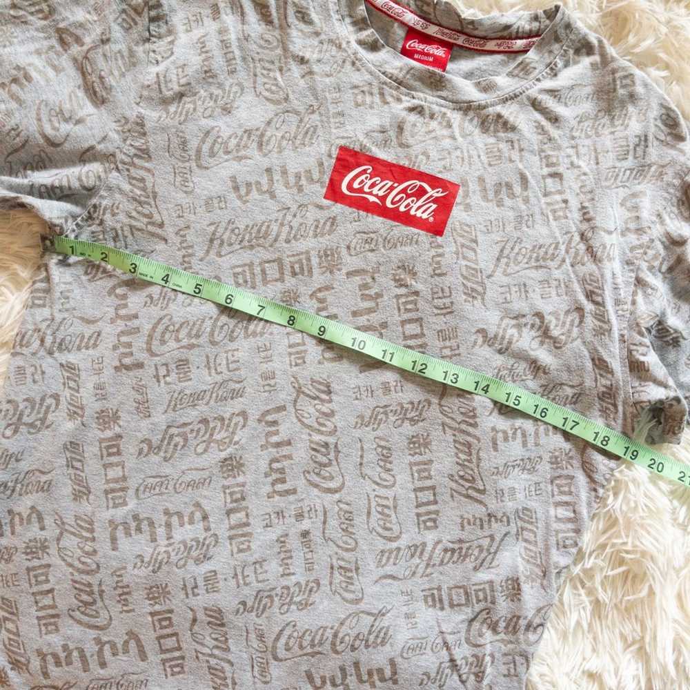 Vintage All Over Print Coca-Cola Shirt Chinese Ja… - image 5