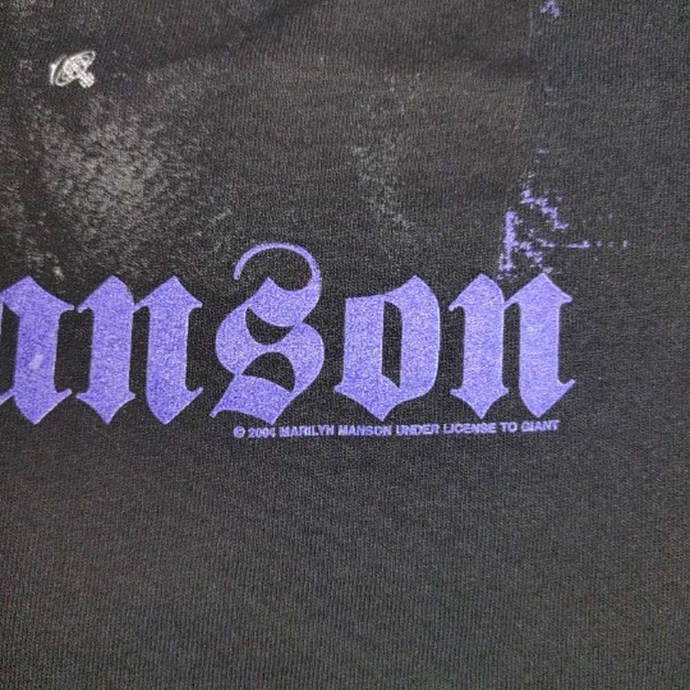 Vintage Marilyn Manson XL Shirt Against All Gods … - image 3