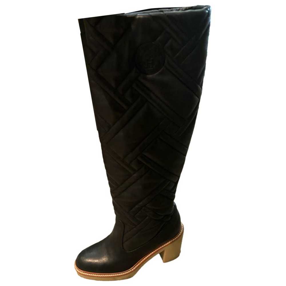 Hermès Fuji leather biker boots - image 1