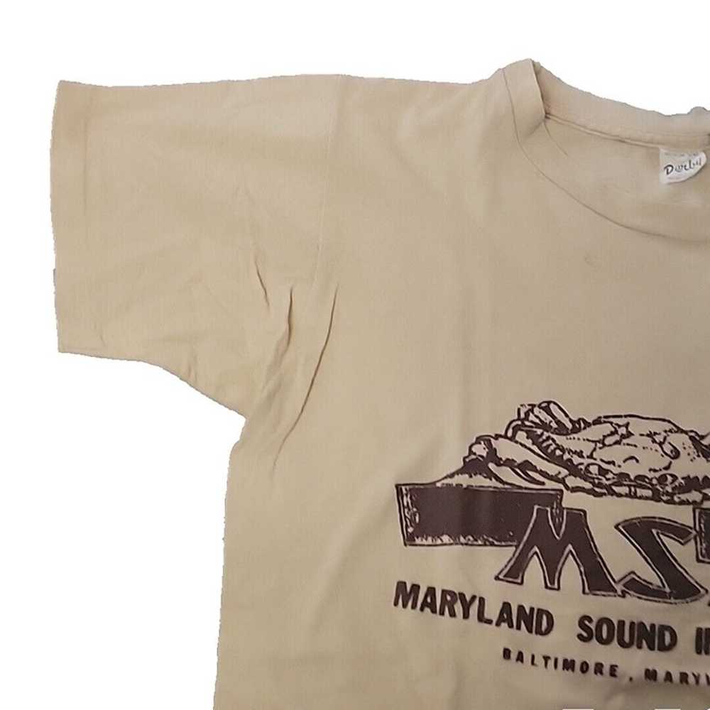 Vintage Maryland Sound Industries T-Shirt MSI Bal… - image 4