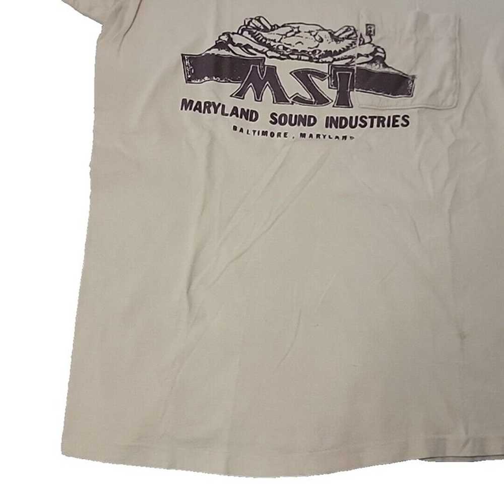 Vintage Maryland Sound Industries T-Shirt MSI Bal… - image 5