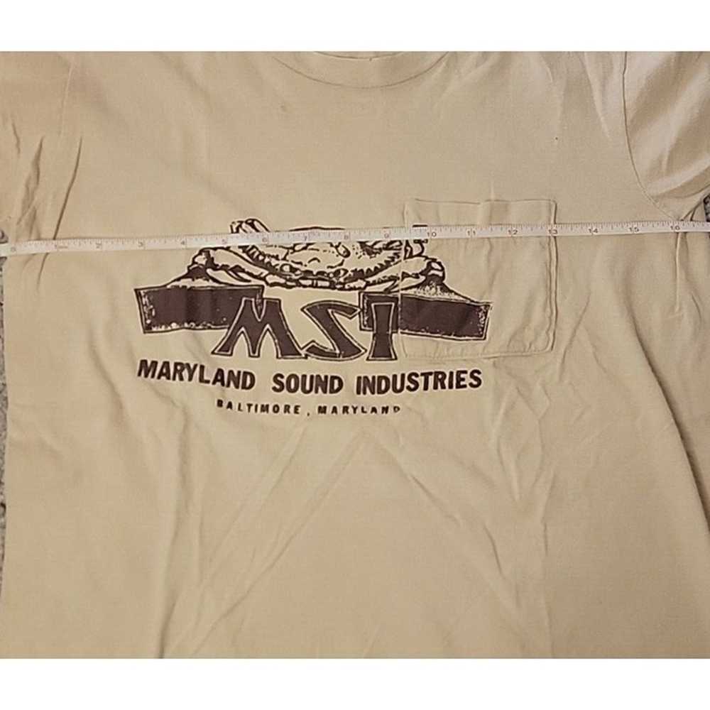 Vintage Maryland Sound Industries T-Shirt MSI Bal… - image 8