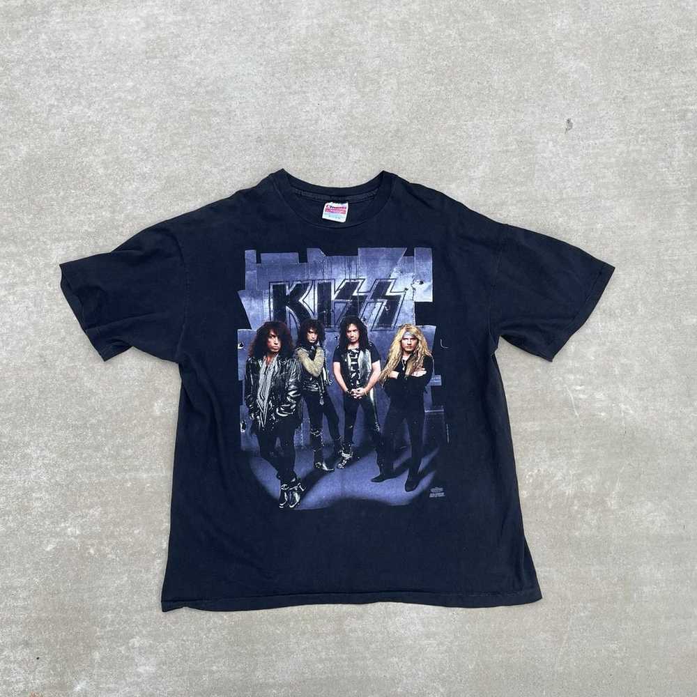 Vintage 1992 Kiss Revenge Rock Band Tee Shirt - image 2