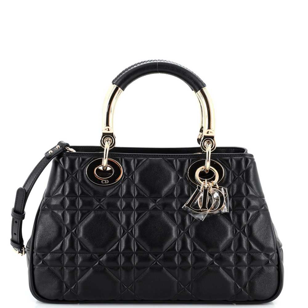 Christian Dior Lady 95.22 Bag Cannage Embossed Le… - image 1