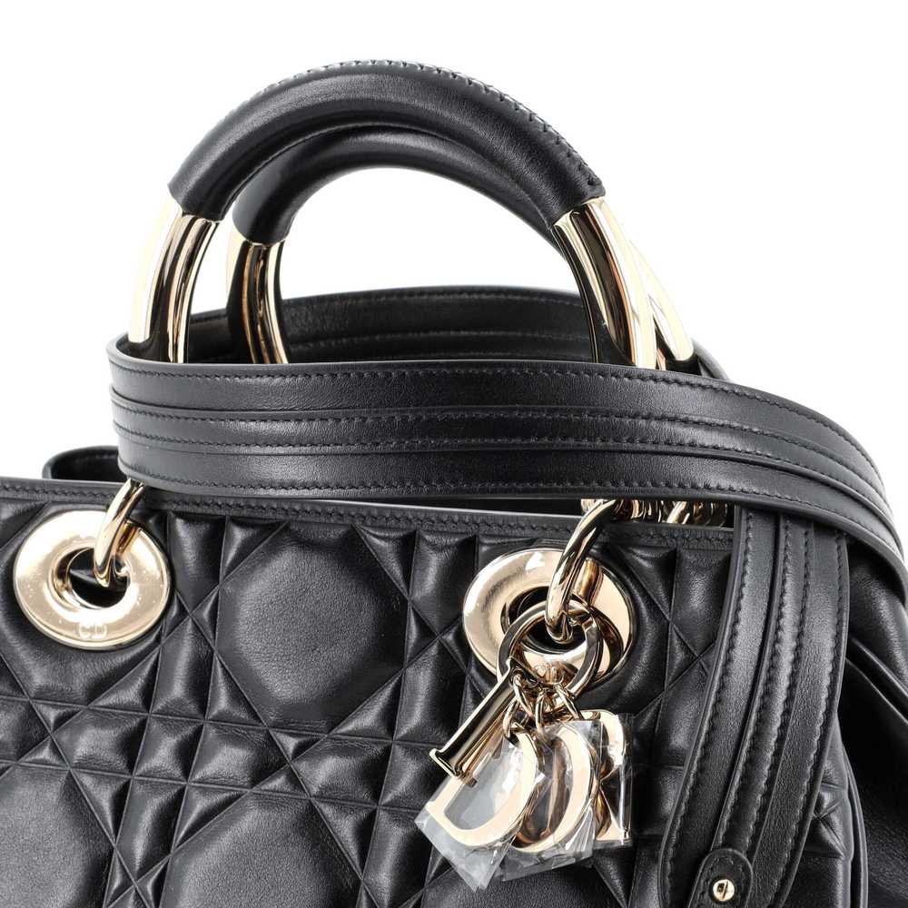 Christian Dior Lady 95.22 Bag Cannage Embossed Le… - image 6