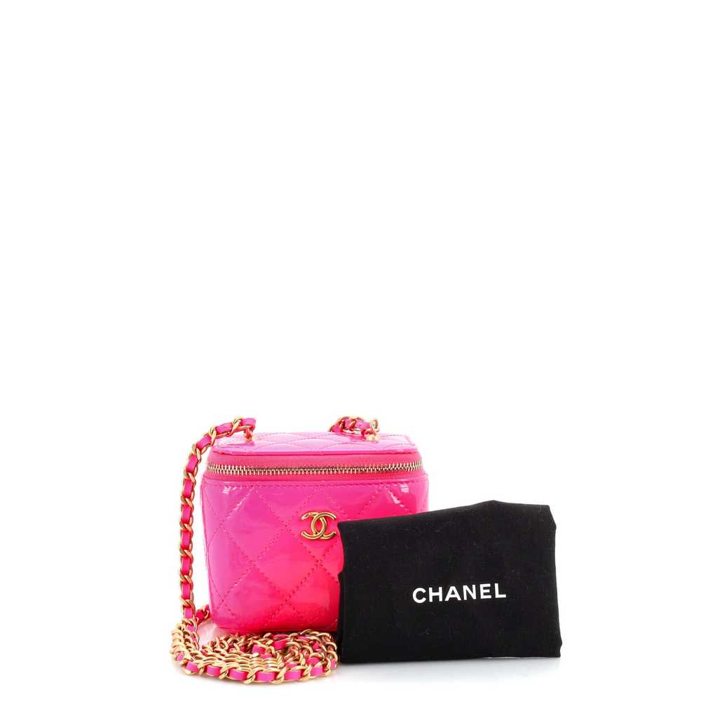 CHANEL Pearl Crush Vanity Case with Chain Quilted… - image 2