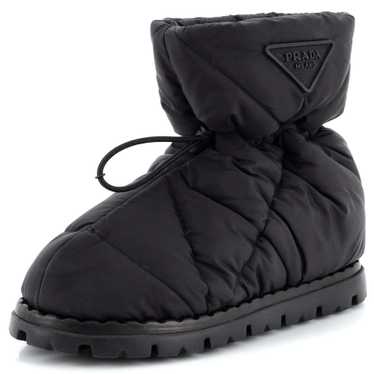 PRADA Women's Padded Snow Boots Quilted Nylon