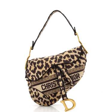 Christian Dior Saddle Handbag Mizza Embroidered C… - image 1