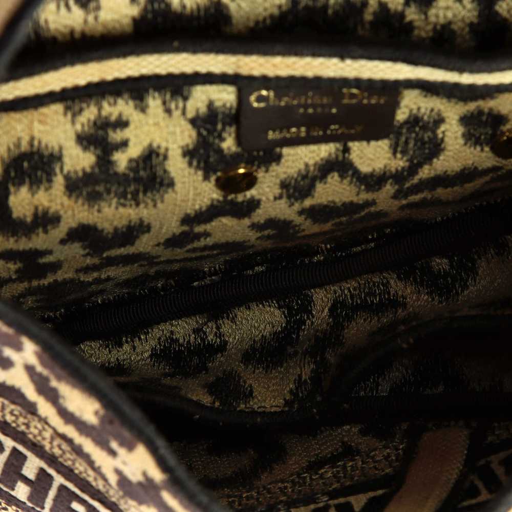 Christian Dior Saddle Handbag Mizza Embroidered C… - image 5
