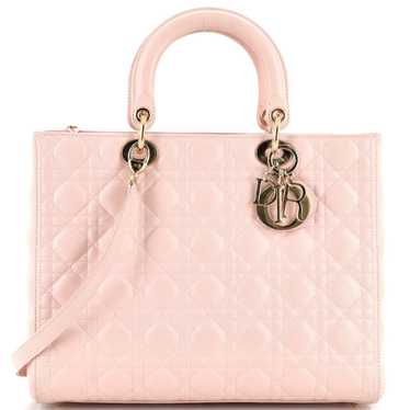 Christian Dior Lady Dior Bag Cannage Quilt Lambski