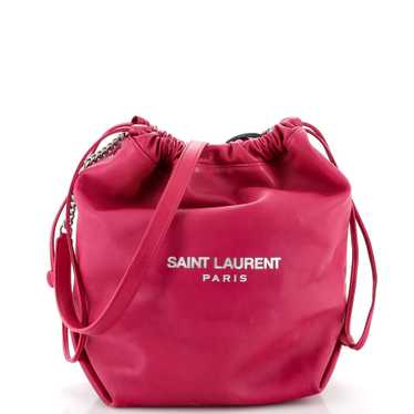 Saint Laurent Teddy Bucket Bag Leather Large