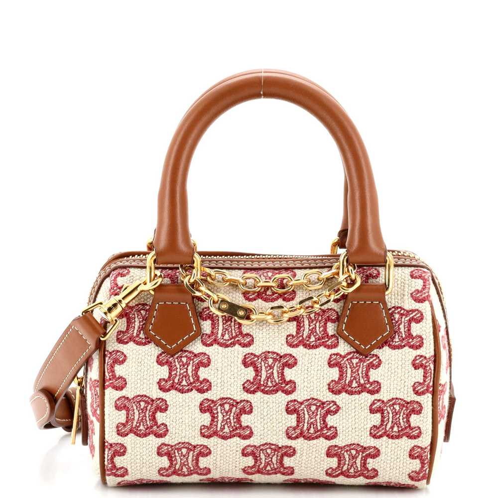 CELINE Boston Bag Triomphe Canvas Mini - image 1