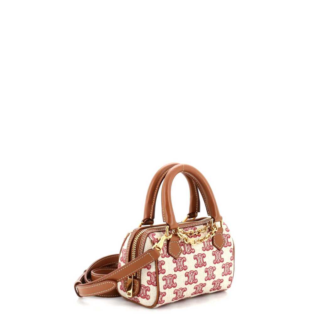 CELINE Boston Bag Triomphe Canvas Mini - image 2