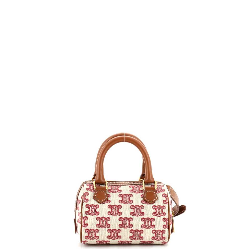 CELINE Boston Bag Triomphe Canvas Mini - image 3