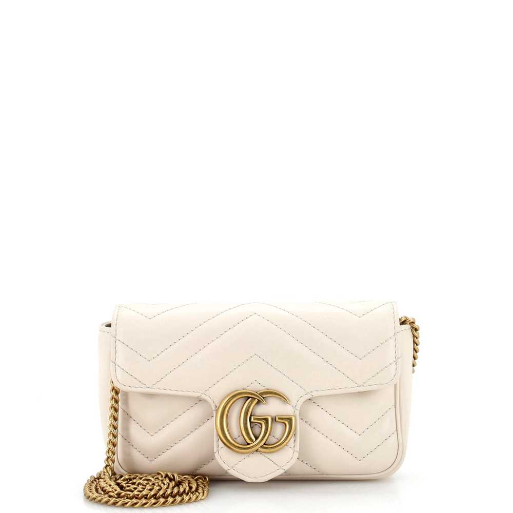 GUCCI GG Marmont Flap Bag Matelasse Leather Super… - image 1
