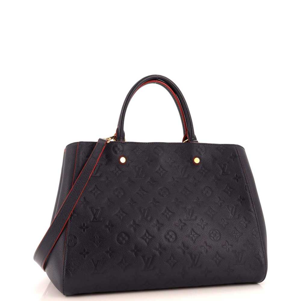 Louis Vuitton Montaigne Handbag Monogram Empreint… - image 2