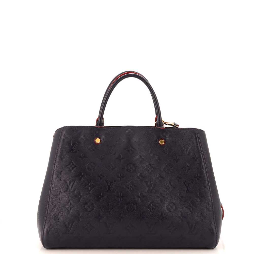 Louis Vuitton Montaigne Handbag Monogram Empreint… - image 3