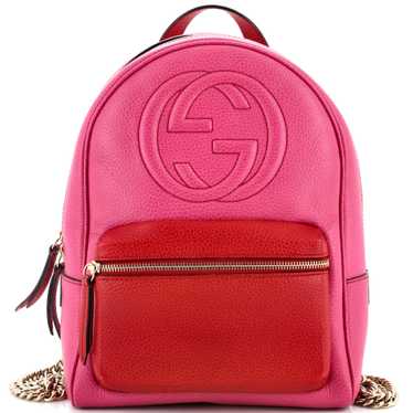 GUCCI Soho Chain Backpack Leather