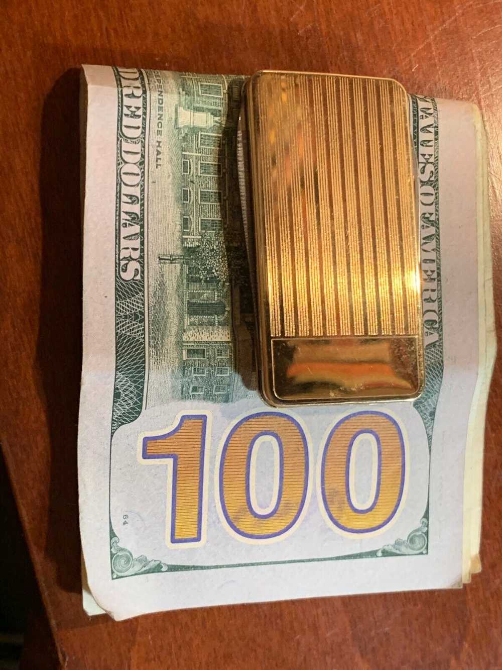 14Kt GF  $ money clip  $   GOLD FILLED - image 1