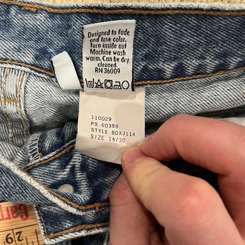 Calvin Klein Men’s Jeans Denim Size 14/30 Stonewa… - image 5