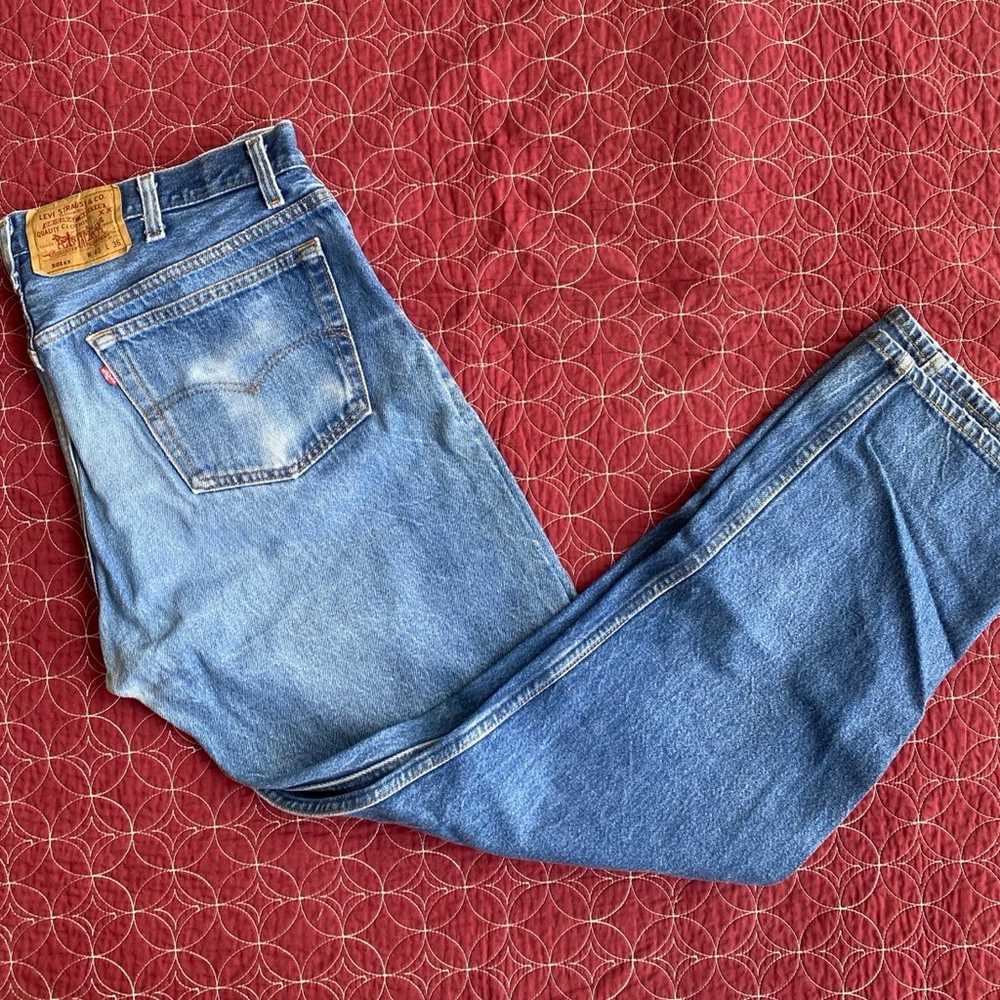 Vintage 90s Levi’s 501 XX Jeans Denim Size 40 x 3… - image 1
