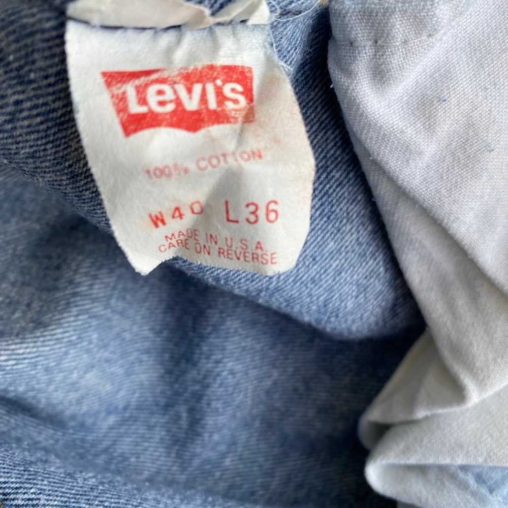 Vintage 90s Levi’s 501 XX Jeans Denim Size 40 x 3… - image 8