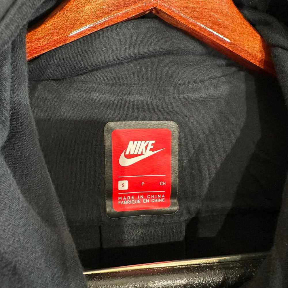 Nike Hoodie Jet Black Cotton Subtle Swoosh Full Z… - image 7
