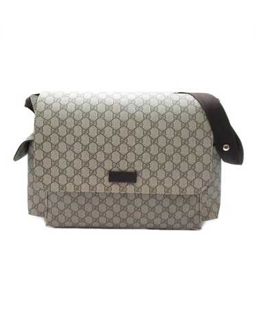 Gucci Supreme Diaper Bag in Brown with GG Print