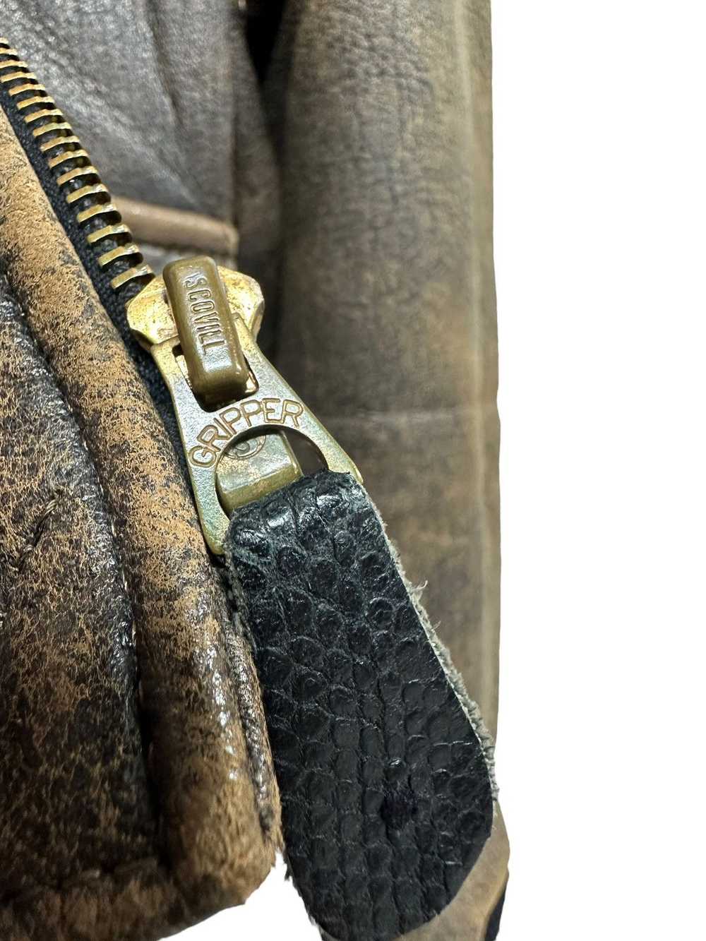 A2 Flyers Leather × Avirex Varsity Jacket × Vinta… - image 6