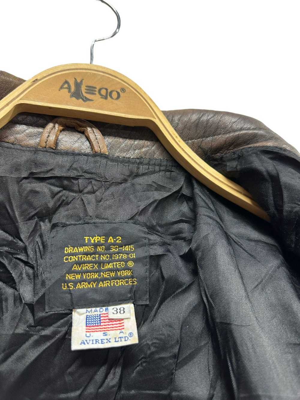 A2 Flyers Leather × Avirex Varsity Jacket × Vinta… - image 9