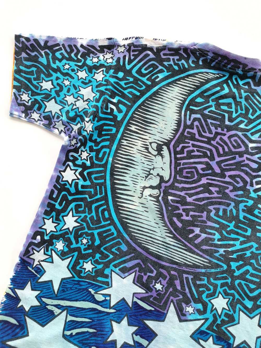 Art × Liquid Blue × Vintage 1992 Vintage Sun Moon… - image 11